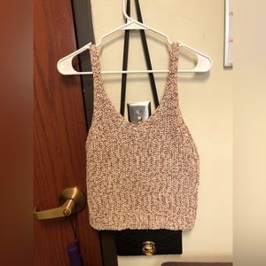 Cropped Knitted Tank top
